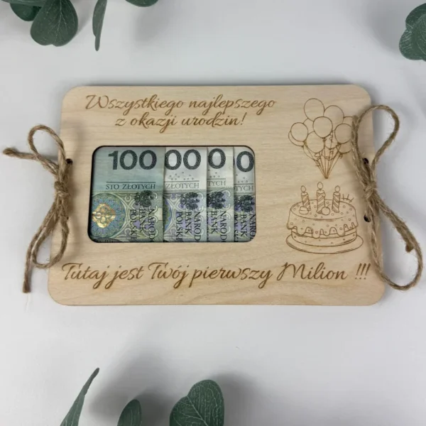 Urodzinowa Kartka - Twój pierwszy milion