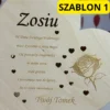 Personalizowane Serce Miłości z życzeniami i lampkami