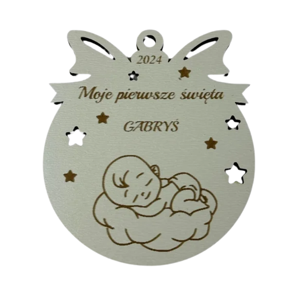 Personalizowana Bombka - Pierwsze święta dziecka