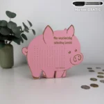 Personalizowana Świnka Skarbonka z wykreślanką