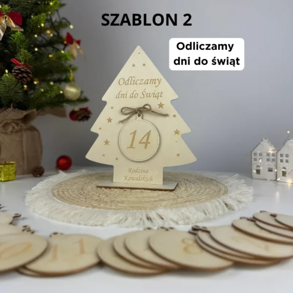 Choinka Adwentowa + 24 bombki: Świąteczne odliczanie