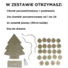Choinka Adwentowa + 24 bombki: Świąteczne odliczanie