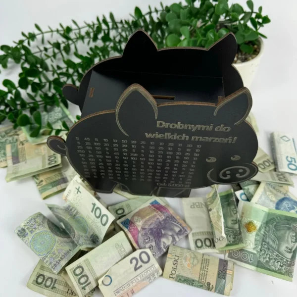 Personalizowana Świnka Skarbonka z wykreślanką