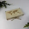 Pudełko na Pieniądze z Życzeniami na Ślub: Mapa Świata
