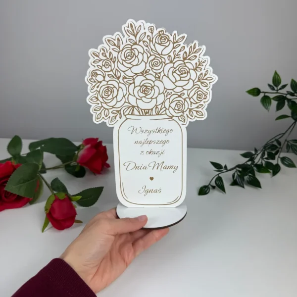 Personalizowane Róże na Dzień Mamy