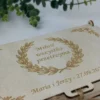 Pudełko na Pieniądze z Życzeniami na Ślub: Miłość wszystko przetrzyma