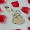 Personalizowane Zawieszki: Serce z kluczem