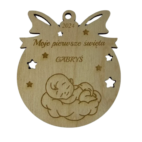 Personalizowana Bombka - Pierwsze święta dziecka