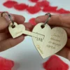 Personalizowane Zawieszki: Serce z kluczem