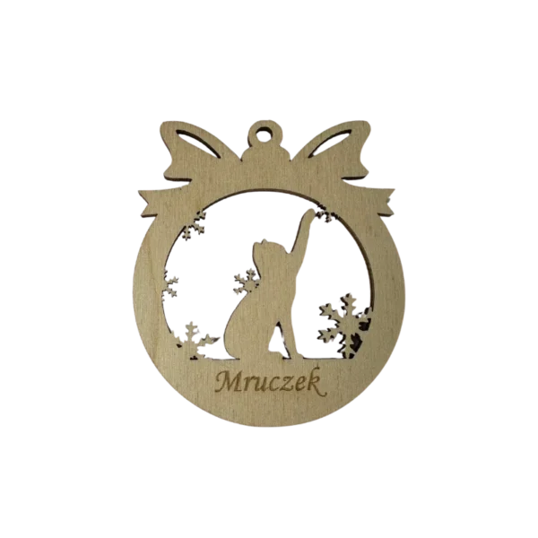 Personalizowana Bombka - Kotek