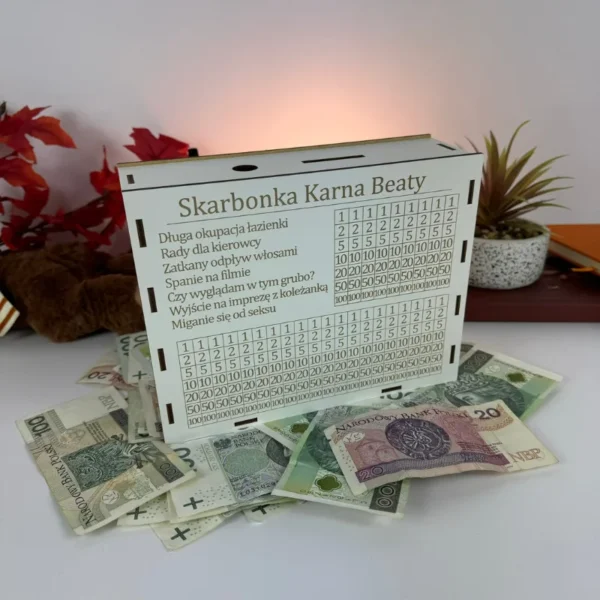 Dwustronna skarbonka karna dla par