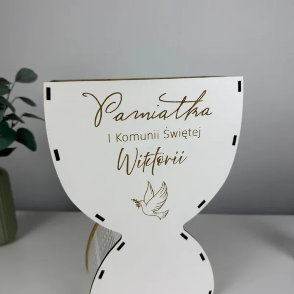 Pamiątka Pierwszej Komunii - Personalizowany Kielich