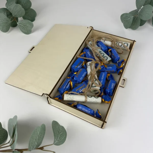 Pamiątka Pierwszej Komunii Świętej - Personalizowane Pudełko na Pieniądze