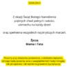 Pudełeczko prezentowe z życzeniami i bombką 2w1