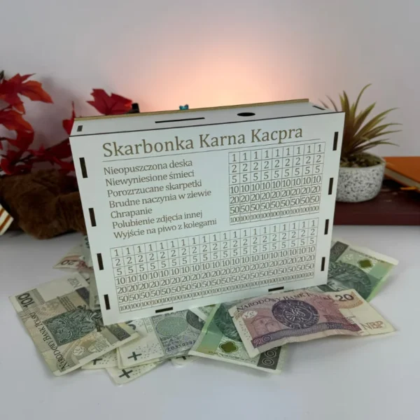 Dwustronna skarbonka karna dla par