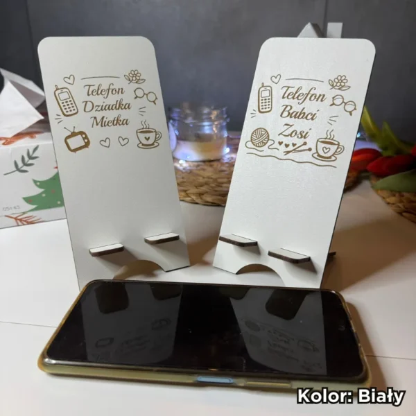 Stojak na telefon na Dzień Babci / Dziadka