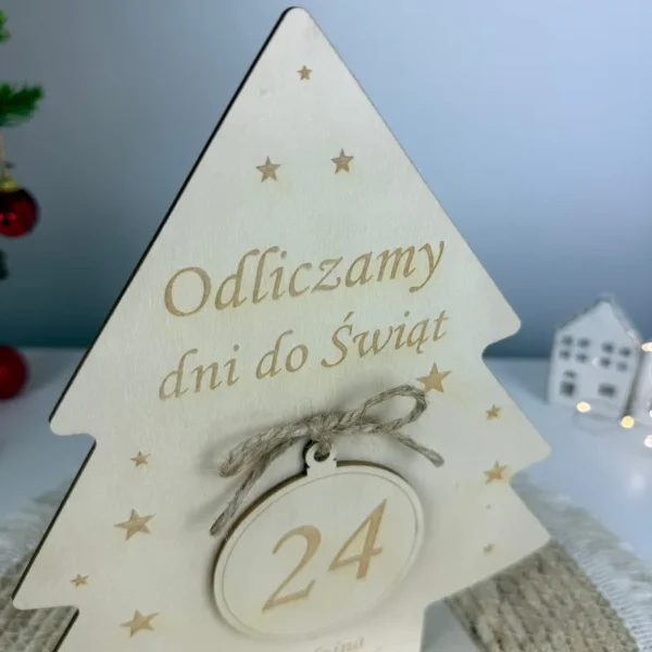 Choinka Adwentowa + 24 bombki: Świąteczne odliczanie