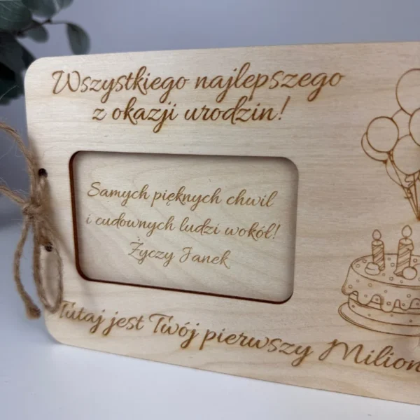 Urodzinowa Kartka - Twój pierwszy milion