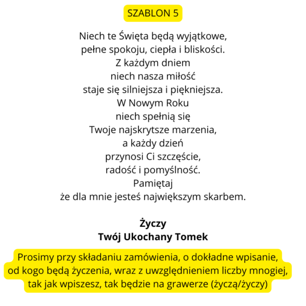 Pudełeczko prezentowe z życzeniami i bombką 2w1