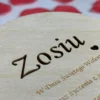Personalizowane Serce Miłości z życzeniami i lampkami