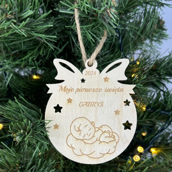 Personalizowana Bombka - Pierwsze święta dziecka