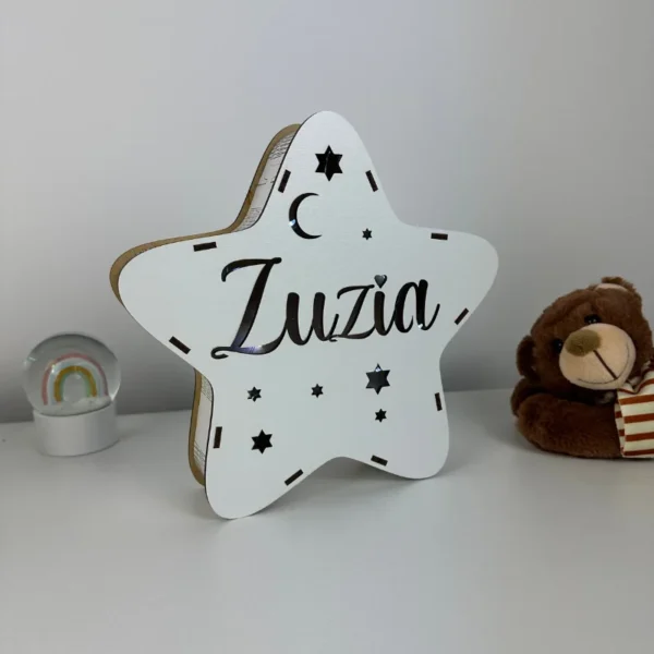 Personalizowana Lampka - Gwiazdka