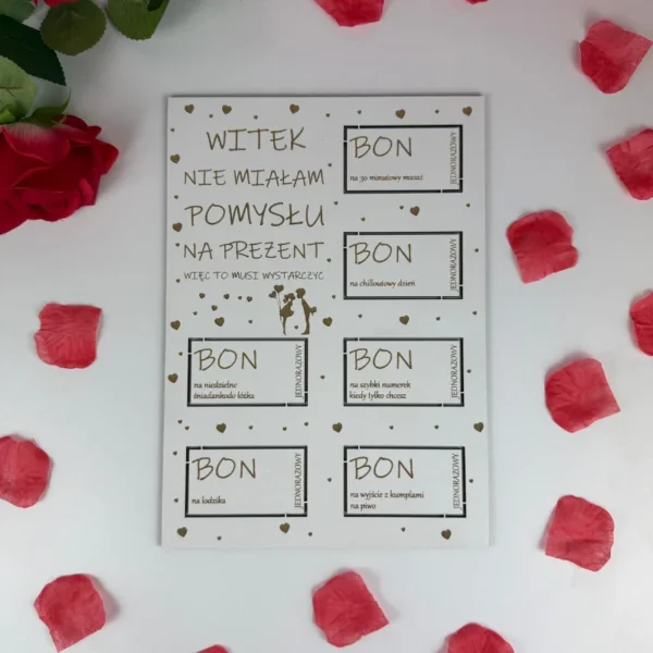 Bony dla niego - "Nie miałam pomysłu na prezent"