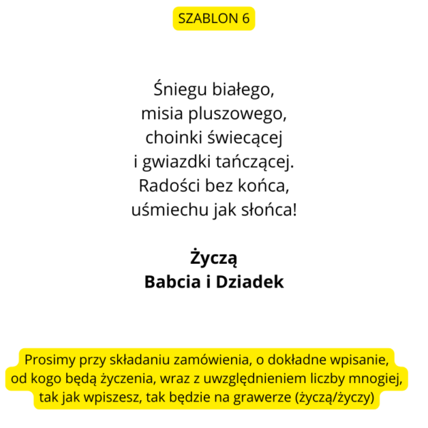 Pudełeczko prezentowe z życzeniami i bombką 2w1