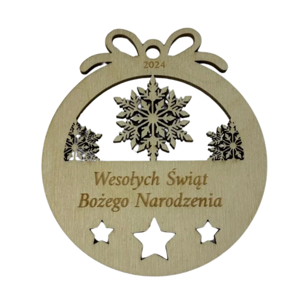 Personalizowana Bombka - Wesołych Świąt