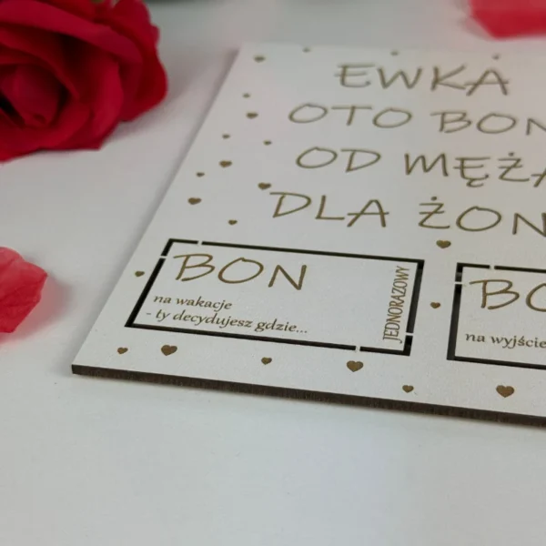 Bony od męża dla żony