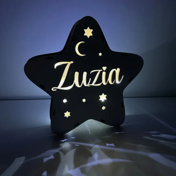 Personalizowana Lampka - Gwiazdka