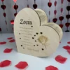 Personalizowane Serce Miłości z życzeniami i lampkami