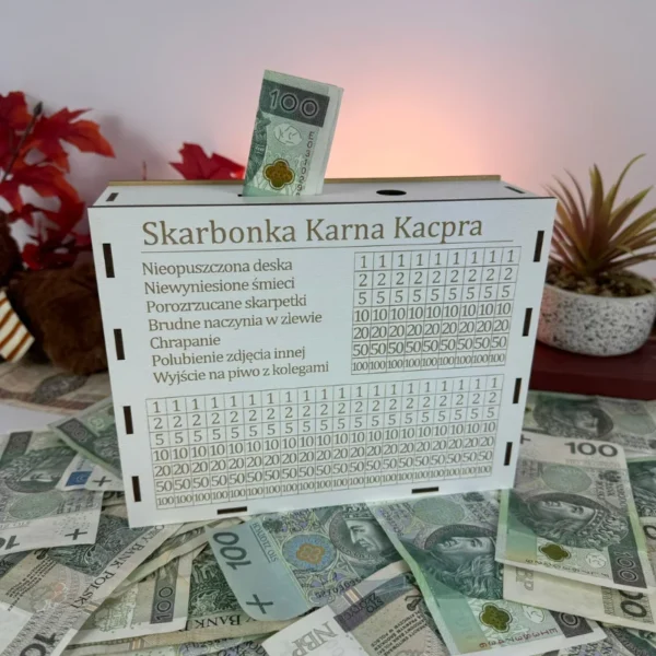 Dwustronna skarbonka karna dla par