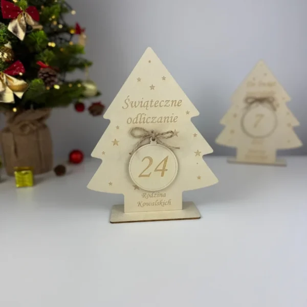 Choinka Adwentowa + 24 bombki: Świąteczne odliczanie