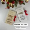 Pudełeczko prezentowe z życzeniami i bombką 2w1