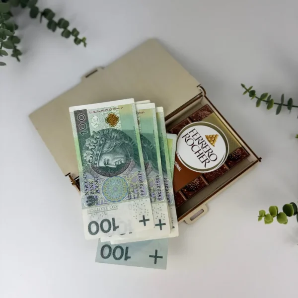 Pudełko na Pieniądze z Życzeniami na Ślub: Księżyc