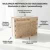 Personalizowana skarbonka z tabelką do wykreślania