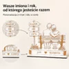Personalizowana Dekoracja „Razem od…" z Imionami i Rokiem (Para na Ławce)