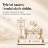 Personalizowana Dekoracja „Razem od…" z Imionami i Rokiem (Para na Ławce)