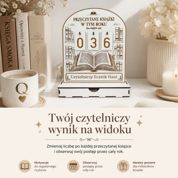 Mój Czytelniczy Rok™ – Personalizowany licznik przeczytanych książek