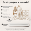 Personalizowana Dekoracja „Chcę się z Tobą zestarzeć" z Imionami i Datą