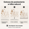 Personalizowana Dekoracja „Chcę się z Tobą zestarzeć" z Imionami i Datą