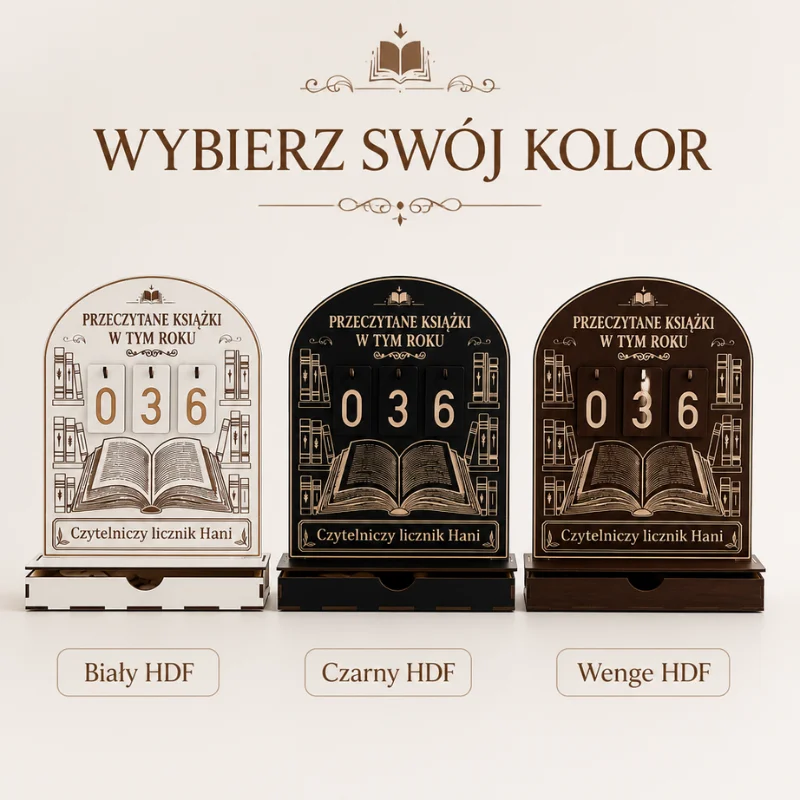 Wybierz sw&oacute;j kolor &mdash; biały, czarny lub wenge HDF