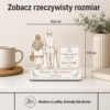 Personalizowana Dekoracja „Chcę się z Tobą zestarzeć" z Imionami i Datą