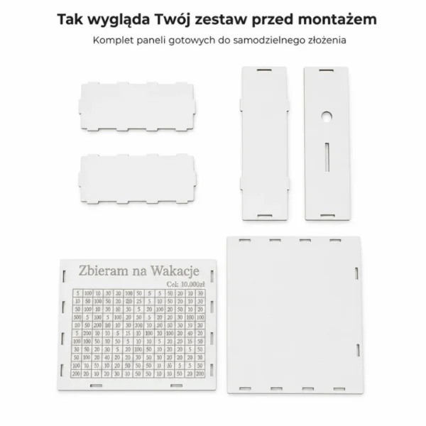 Personalizowana Skarbonka - Wrzucasz, wykreślasz, zbliżasz się do celu