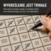 Skarbonka Wykreślanka z Twoim celem - odkładasz, wykreślasz, widzisz postęp